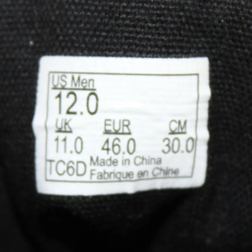 men's‎ Vans Off The Wall Bishop dark gray canvas skateboard shoes Size 12 TC6D